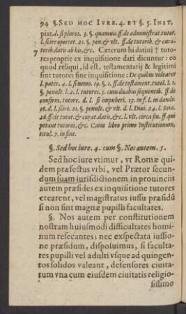 §. Sed hoc iure. 4. cum §. Nos autem. 5.