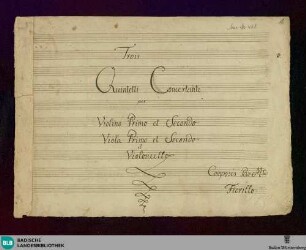 3 Quintets - Don Mus.Ms. 468 : vl (2), vla (2), vlc