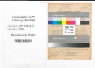 Entnazifizierung Walter Meinersmann, geb. 19.07.1897 (Arbeiter)