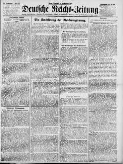 Deutsche Reichs-Zeitung. 1871-1934