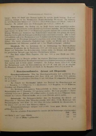 7. Einwohnermeldewesen. Heimat- und Bürgerrecht.