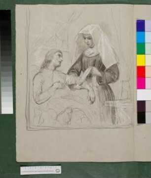 Entwurf für Hans Memling im Hospital in Brügge