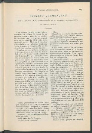 Proceso Clémenceau. [Continuación]