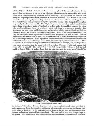 Precipice leading to Cataract Cañon