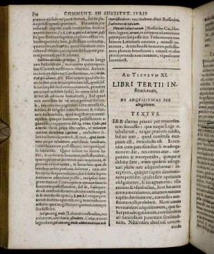 Ad Titulum XI. - Ad Titulum XV.