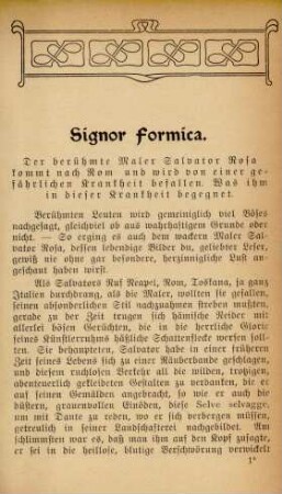 Der berühmte Maler Salvator Rosa kommt nach Rom und wird von einer gefährlichen Krankheit befallen ...