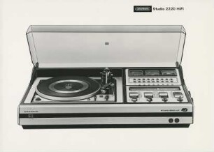 Steuergerät für Rundfunk und Phono "Studio 2220 HiFi" der Grundig AG Formgestaltung