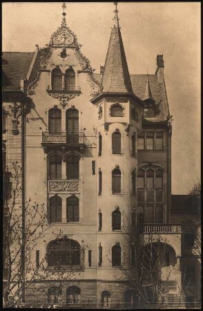 Villa Grisebach, Berlin-Charlottenburg: Ansicht der Fassade