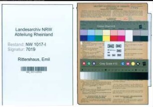 Entnazifizierung Emil Rittershaus , geb. 13.09.1902 (Moebelhaendler)
