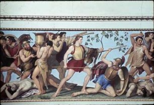 Bacchus im Kampf