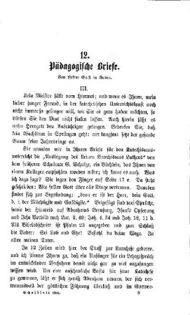 Pädagogische Schriften