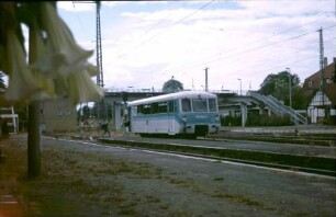 Belzig Einfahrt Schienenbus 772 143