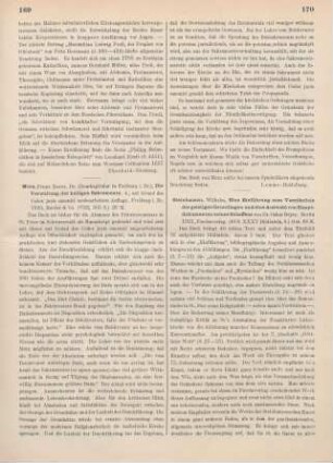 170-171 [Rezension] Beyer, Oskar, Wilhelm Steinhausen