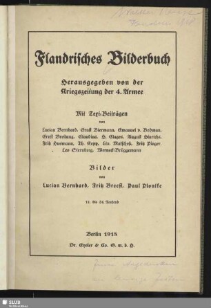 Flandrisches Bilderbuch