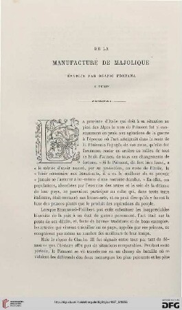 23: De la manufacture de majolique établie par Orazio Fontana à Turin