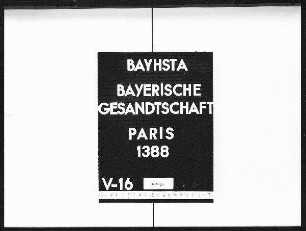 Die Stellung der auswärtigen Konsuln am französischen Hof