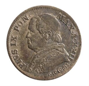 Münze, 5 Soldi, 1867