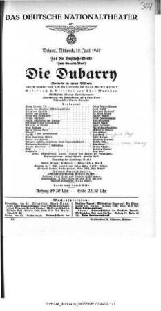 Die Dubarry