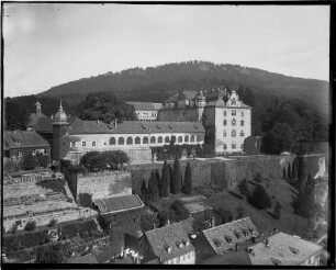 Baden-Baden Neues Schloss Ansicht von Südwesten