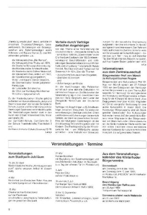 Veranstaltungen - Termine