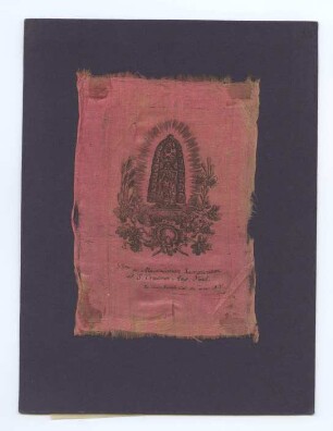 Kleines Andachtsbild mit Darstellung der Heiligen Hostie Augsbur (kleines Andachtsbild)
