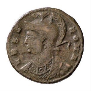 Münze, Follis, Aes 3, 330 - 333 n. Chr.?