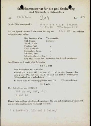 Westkamp, Irmgard