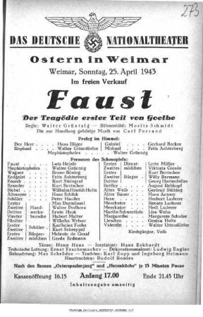 Faust Der Tragödie erster Teil