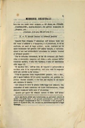 Archivio italiano per le malattie nervose e più particolarmente per le alienazioni mentali. 4. 1867