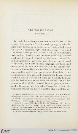 11: Grabrelief aus Korinth