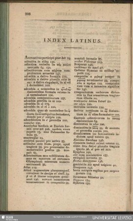 Index Latinus