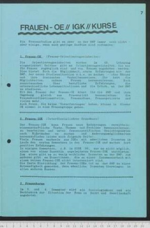Frauen-Lesben-Info : HWP SOSE '91