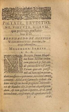 Melchioris Junii Politicarum quaestionum centum ac tredecim, 1