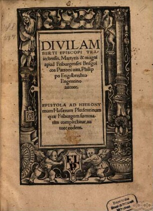 Divi Lamberti Episcopi Traiectensis vita