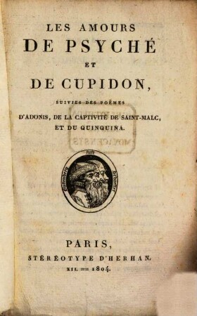 Les amours de Psiche et de Cupidon