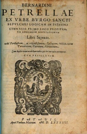 Logicarum disputationum libri septem