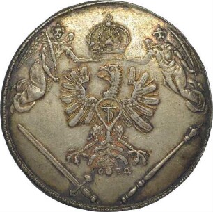 König Sigismund III. - auf die Standhaftigkeit des Königs im Schwedischen Krieg (Medaille im Talergewicht)