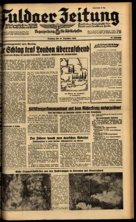 Ausgabe vom Dienstag, den 10. Dezember 1940.