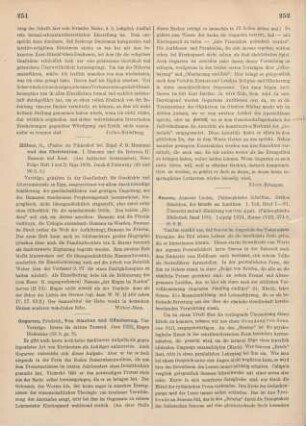 251 [Rezension] Hillner, Gotthilf, J. G. Hamann und das Christentum