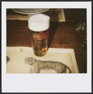 Volles Bier im Restaurant Zum Löwen in Prag
