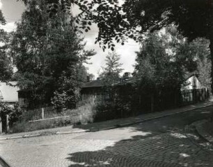 Dresden-Loschwitz, Malerstraße. Ecke Kotzschweg
