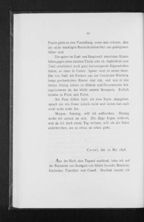 Cassel, den 16. Mai 1898