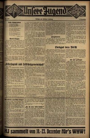 Dritte Ausgabe vom Mittwoch, den 04. Dezember 1935.