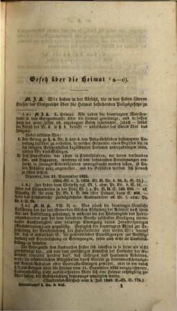 Handbibliothek des bayerischen Staatsbürgers oder Sammlung sämmtlicher Administrativ-Gesetze, sowie der geltenden bezüglichen Verordnungen u.s.w. : mit Zugrundelegung der Verfassung des Reiches vom Jahre 1818 und der später allerhöchst verabschiedeten Gesetze ... ; in fünf Bänden, 3