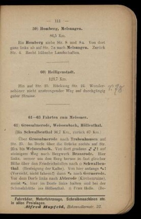 59) Homberg, Melsungen