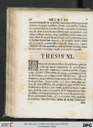 Thesis XI