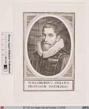 Bildnis Willebrord Snellius (eig. Snel van Royen)