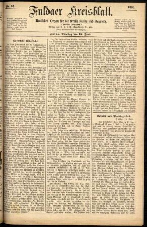 Ausgabe vom Dienstag, den 15. Juni 1880.
