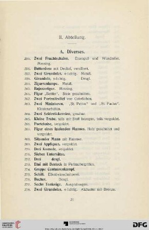 II. Abteilung (Nr. 255-661)