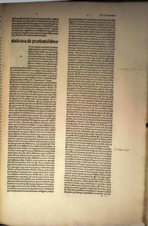 Aurea Repetitio ... Rubrice Codice de Probationibus